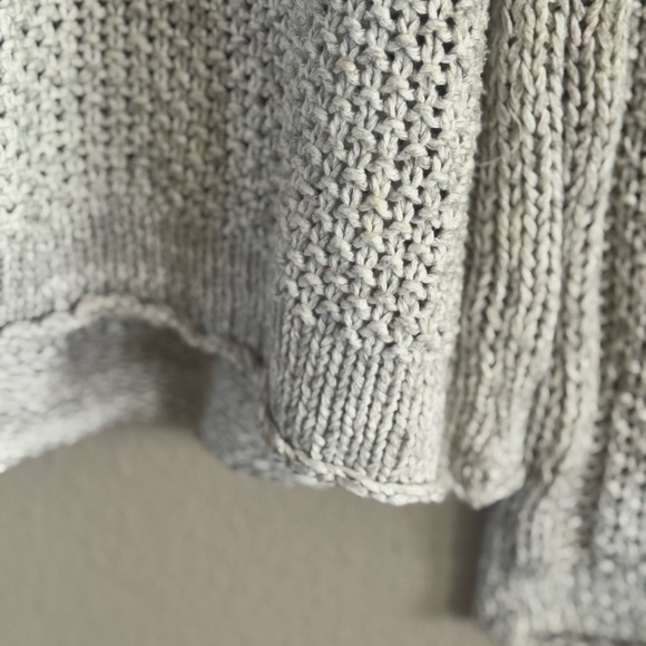 Free People Heather Gray Knit Sweater - Picture 11 of 12